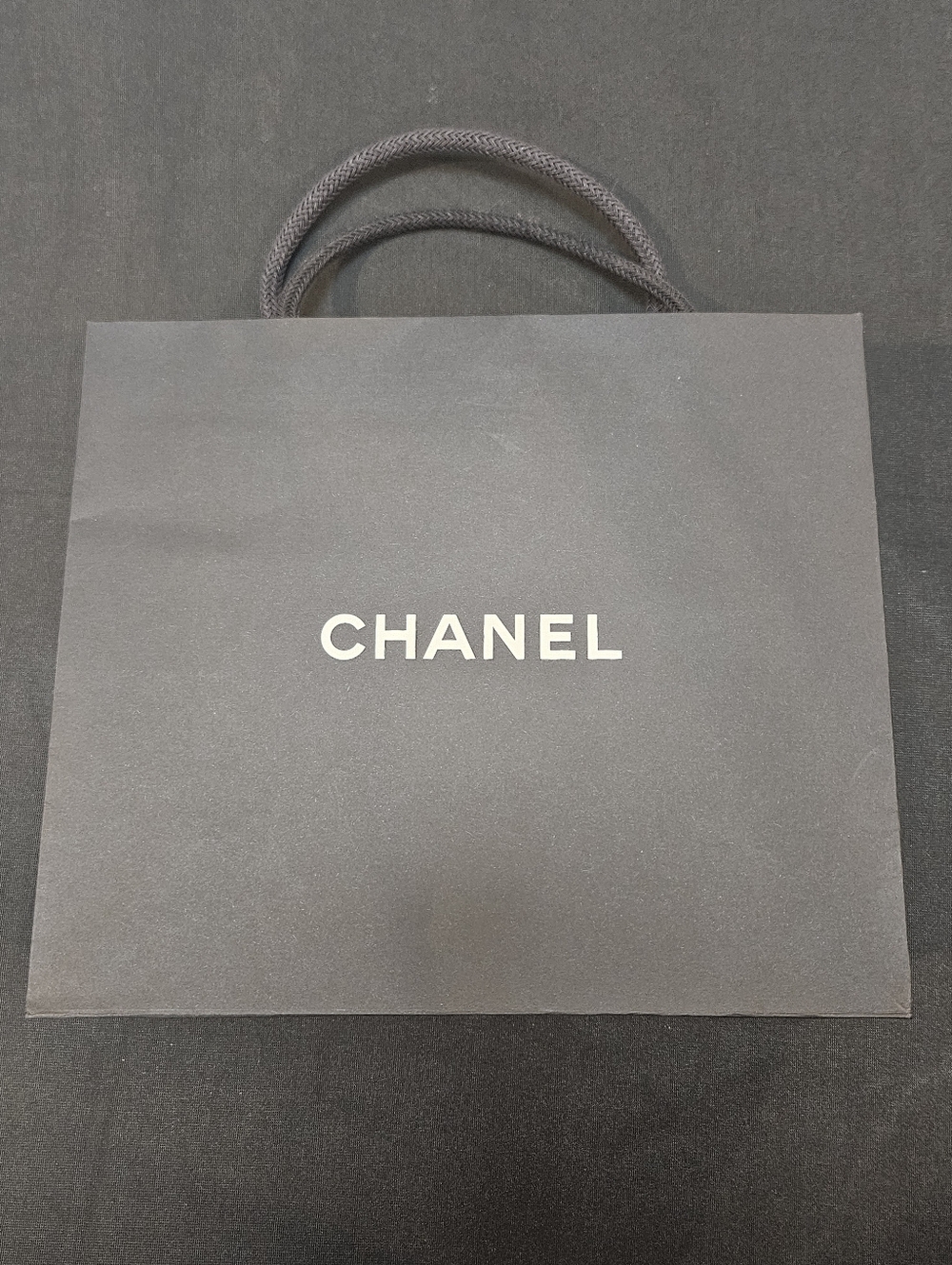 Authentic Chanel Small Paper Shopping Bag 7.5"×8.5"x3.5"